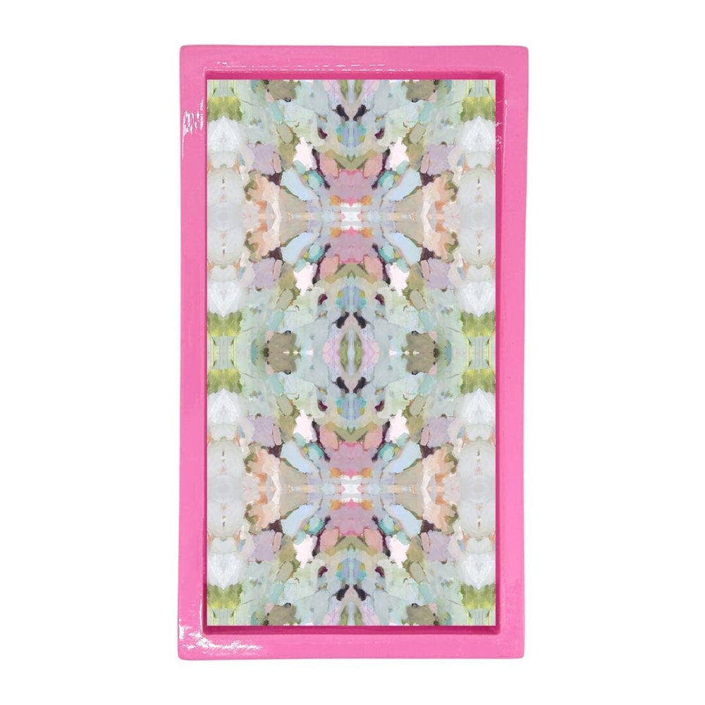 Antigua Smile Guest Towels with Hot Pink Enamel Holder