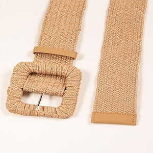 Woven Square Buckle Belt