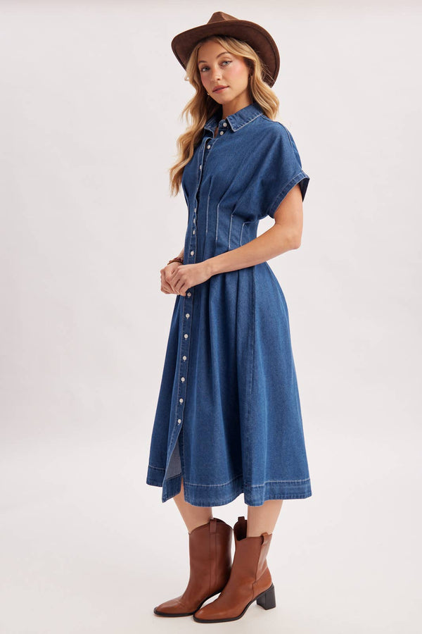 Denim Shirt Dress