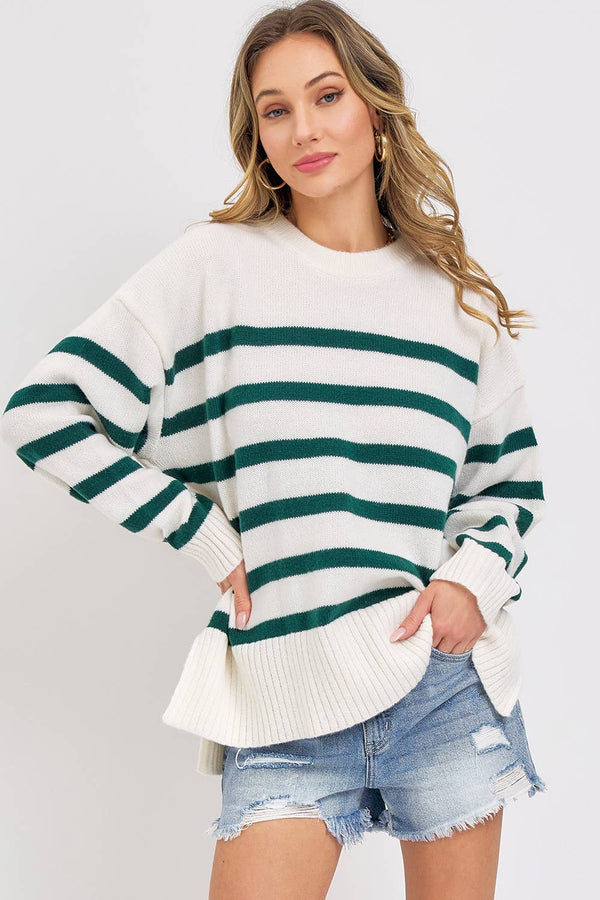 Striped Oversized Sweater