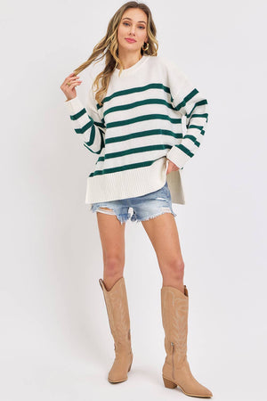 Striped Oversized Sweater