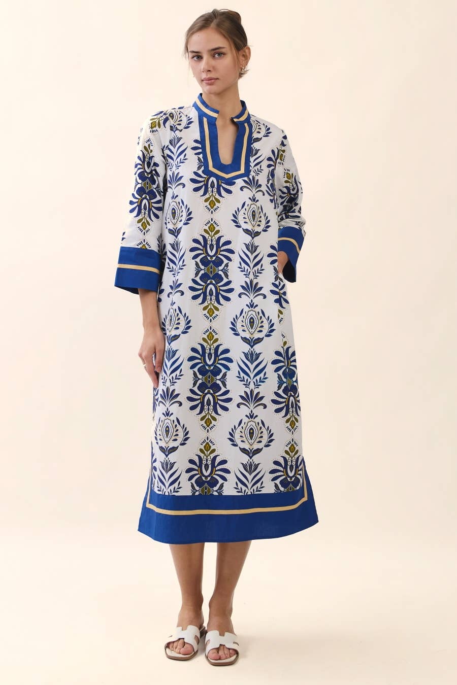 Medallion Printed Tunic Dress
