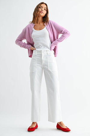 White Wide Leg Jeans