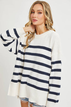 Striped Oversized Sweater