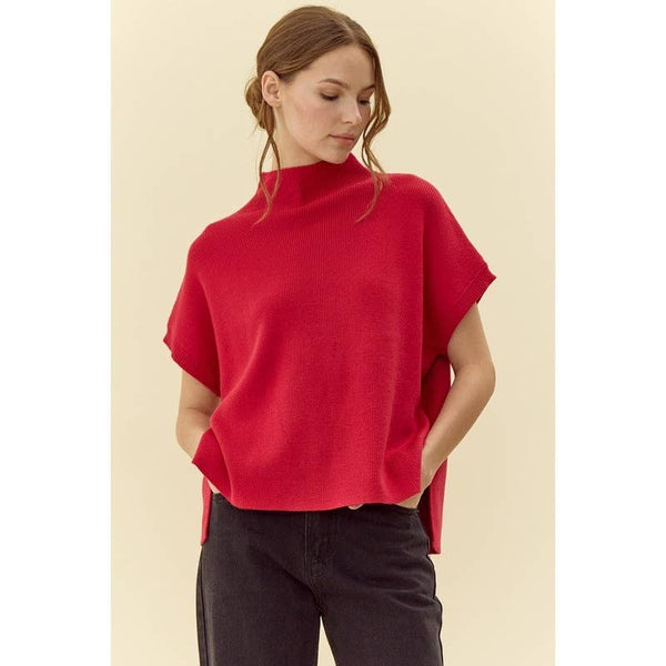 Drop Shoulder Sweater Top