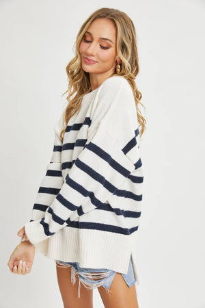 Striped Oversized Sweater