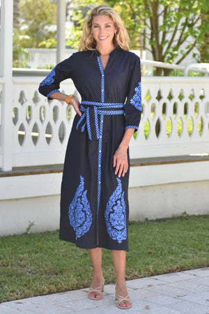 Mykonos Dress- Sky Blue