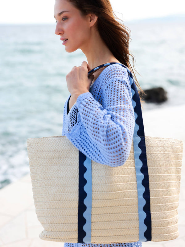 Marbella Tote- Blue