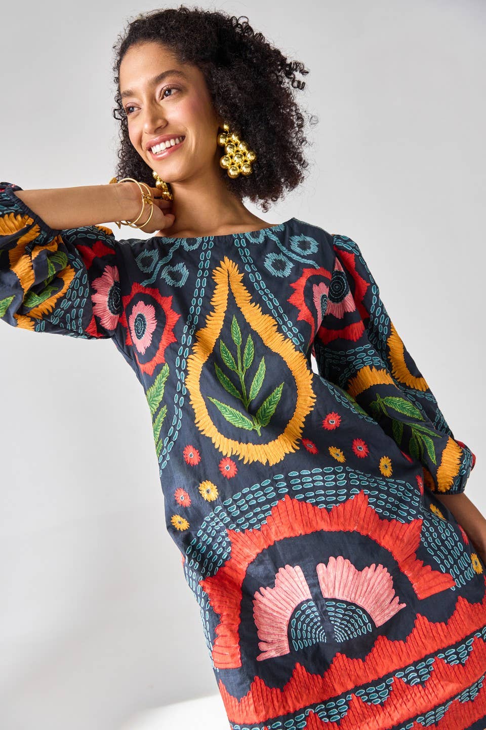 Jane Embroidered Dress