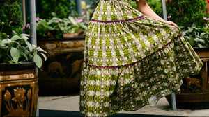 Banyan Puff Sleeve Dress - Camo