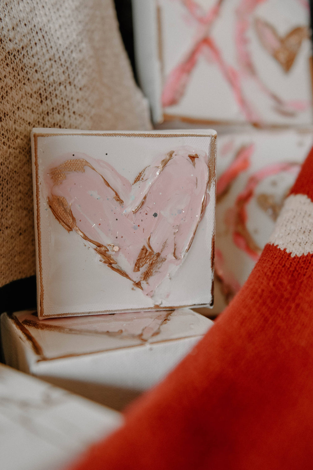 4x4 Heart Canvas