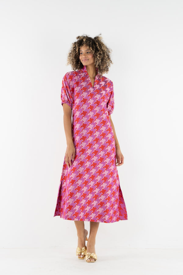 Poppy Maxi - Houndstooth