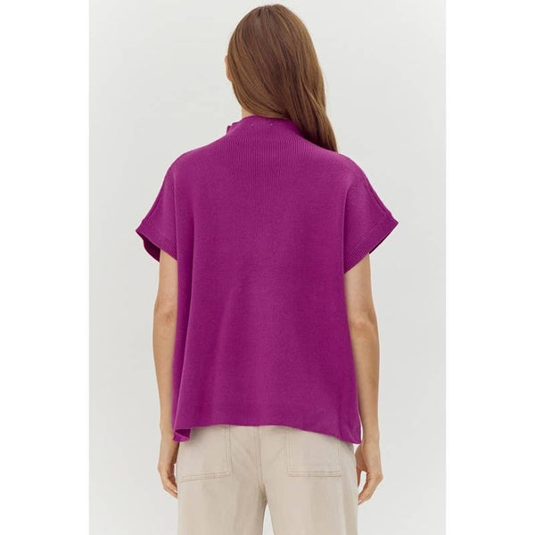 Drop Shoulder Sweater Top