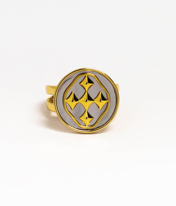 one size medallion ring