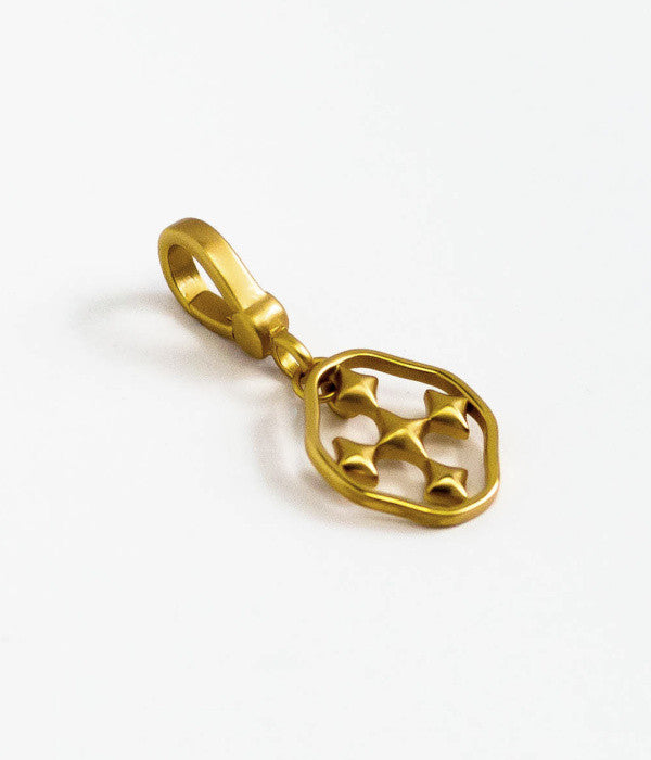 inspirational charms- matte gold