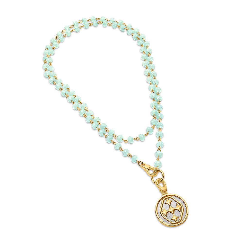 long rosary style necklace