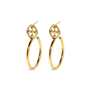 shield small oval hoops