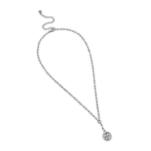 medallion paperclip lariat