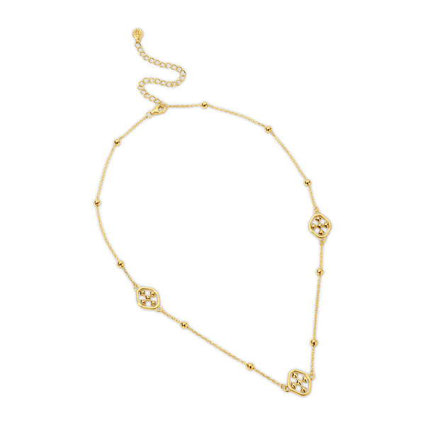 shield choker necklace