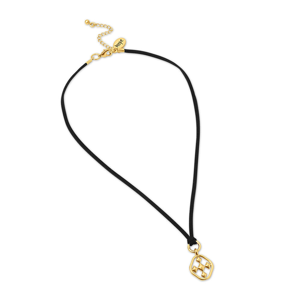 adjustable suede hope necklace
