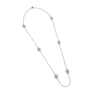 long link shield necklace