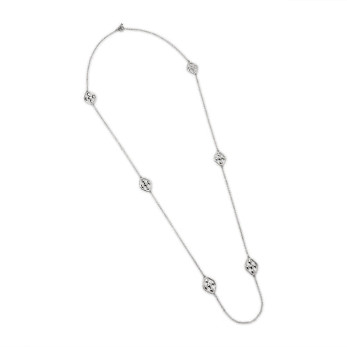 long link shield necklace