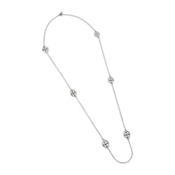 long link shield necklace