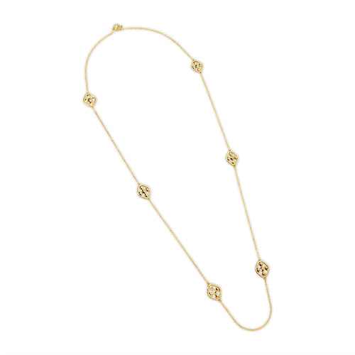 long link shield necklace