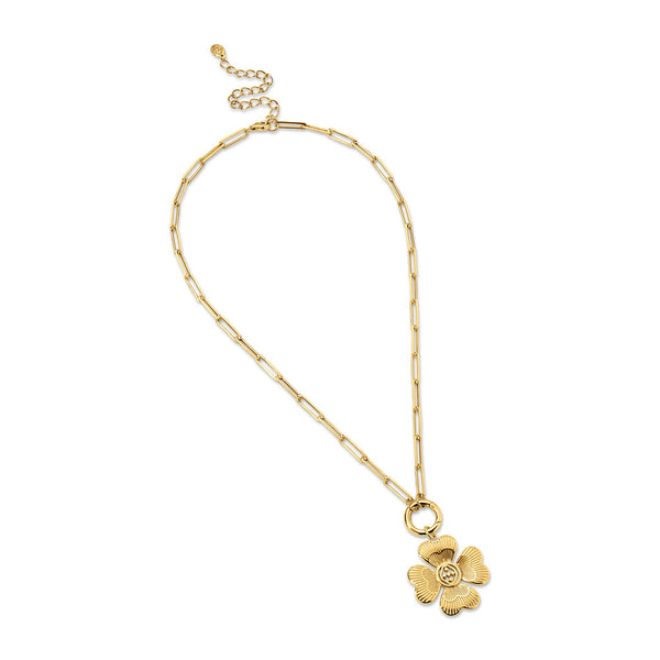 medallion flower charm