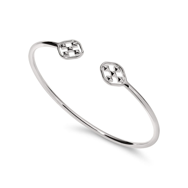 shield bangle bracelet