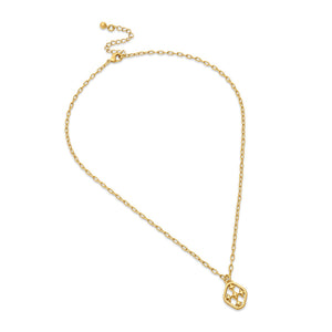 short shield necklace