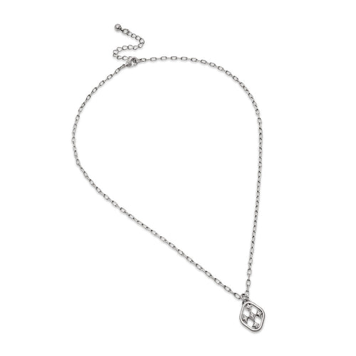 short shield necklace