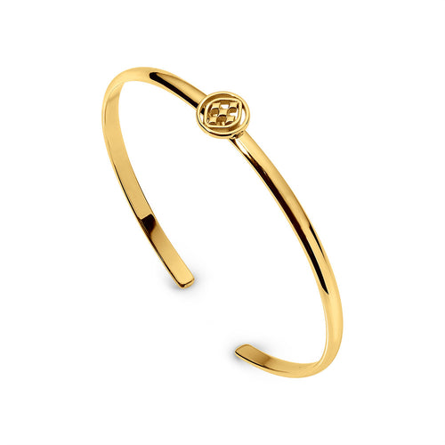 medallion bangle bracelet