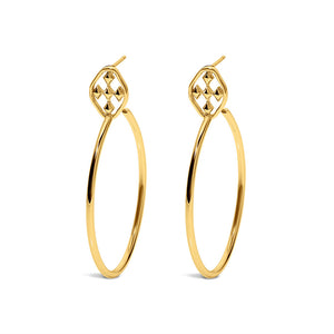 shield large oval hoops