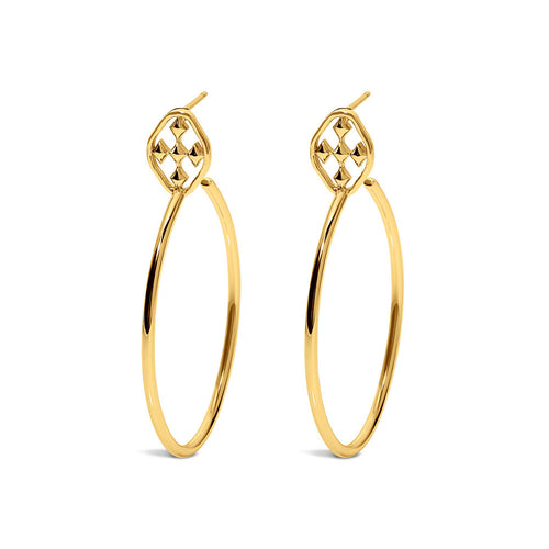shield large oval hoops
