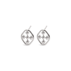 shield post earrings