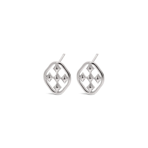 shield post earrings