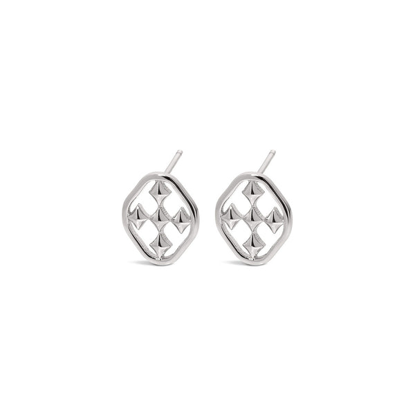 shield post earrings
