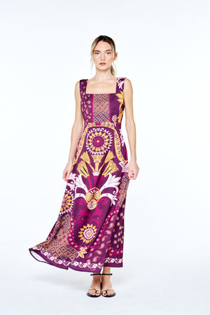 Enza Engineer Print Shift Dress