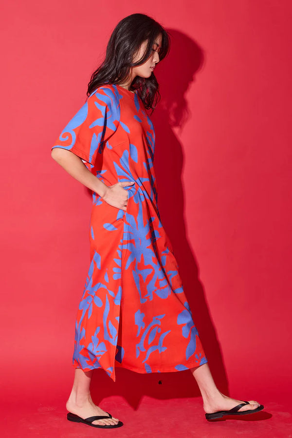 Tilly Dress - Rouge Majorelle