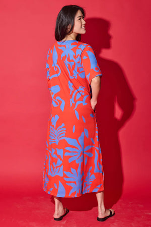 Tilly Dress - Rouge Majorelle