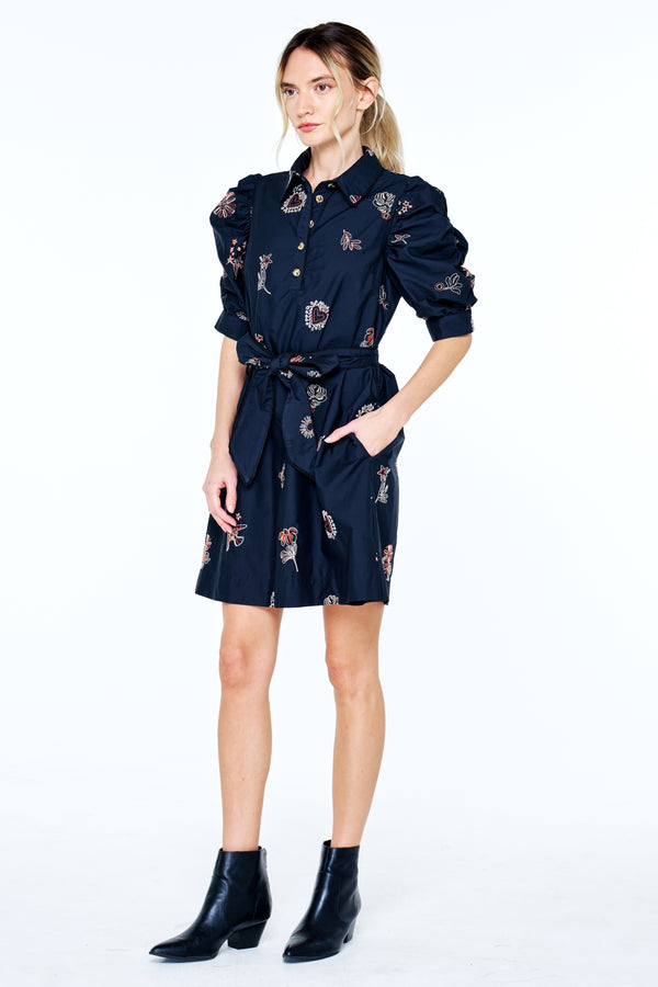 Scarlette EMB Puff Sleeve Mini Dress