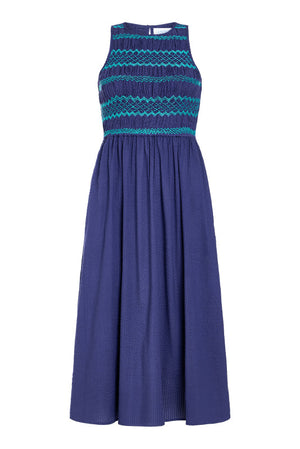 Stroll Dress, Navy