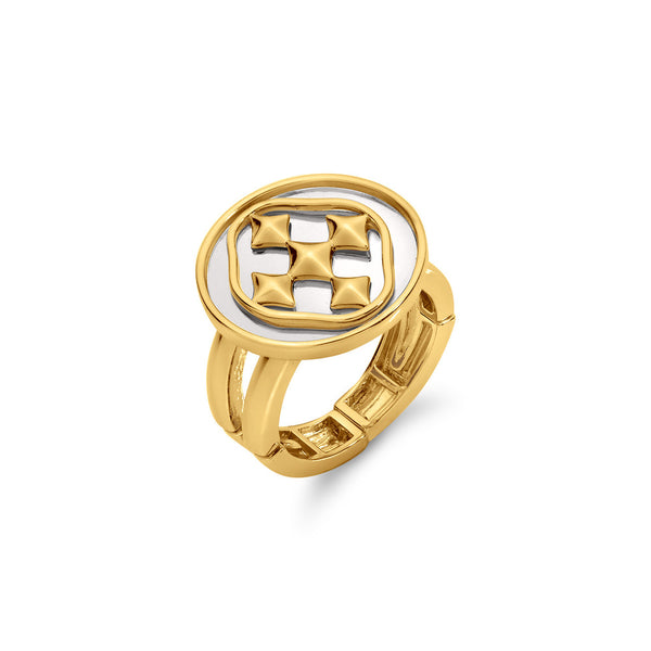 one size medallion ring