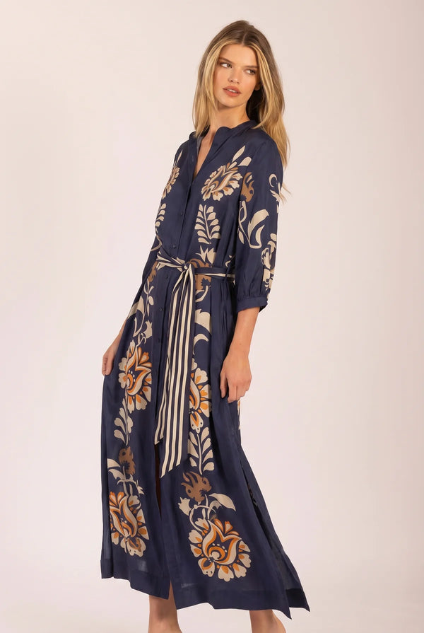 Stevie Fall Dress- Navy