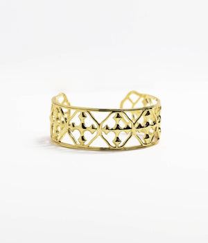 medium cuff shield bracelet