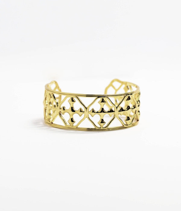 medium cuff shield bracelet