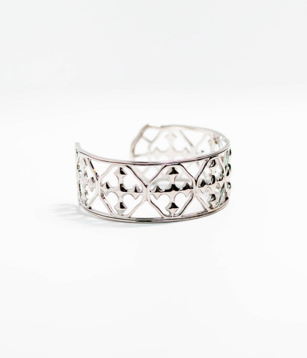 medium cuff shield bracelet
