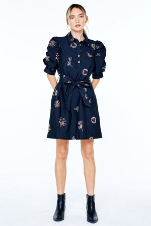 Scarlette EMB Puff Sleeve Mini Dress