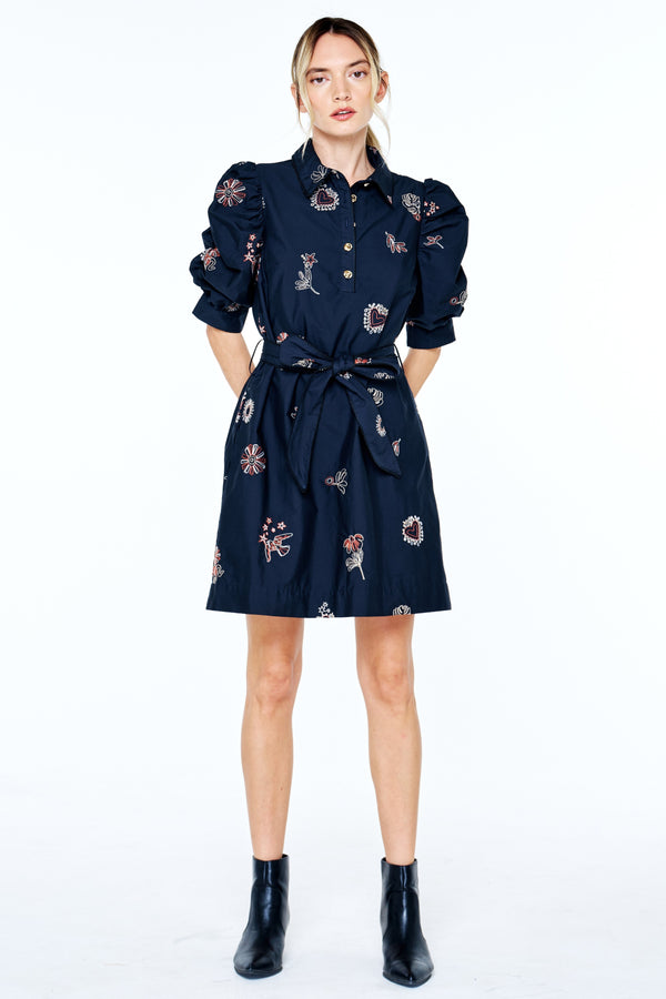 Scarlette EMB Puff Sleeve Mini Dress